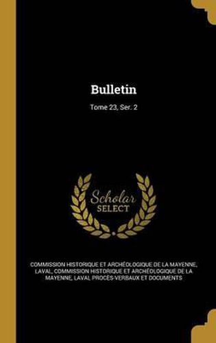 Cover image for Bulletin; Tome 23, Ser. 2