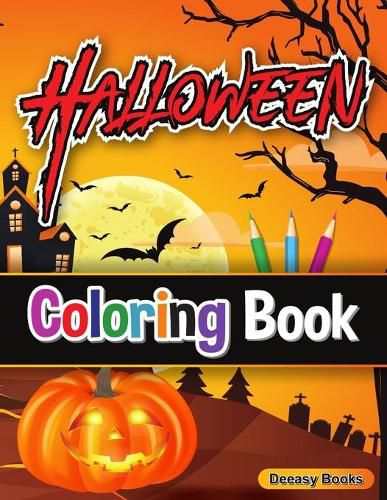 Cover image for Halloween Coloring Book