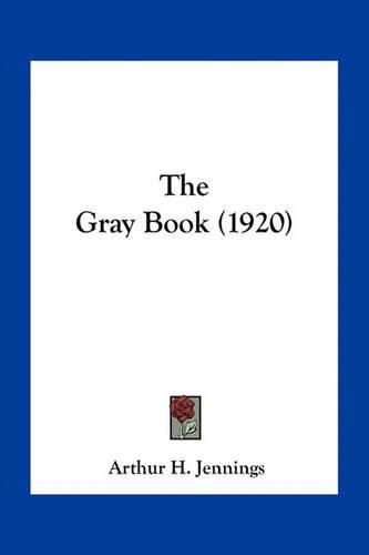 Cover image for The Gray Book (1920)