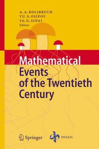 Cover image for Mathematical Events of the Twentieth Century