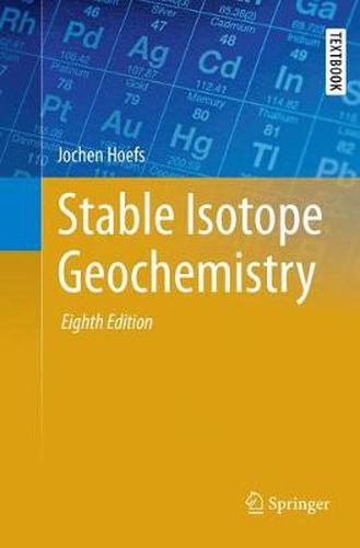 Cover image for Stable Isotope Geochemistry