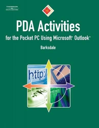Cover image for Pda Activities for the Pocket Pc Using Microsoft Outlook