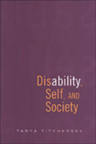 Cover image for Disability, Self, and Society