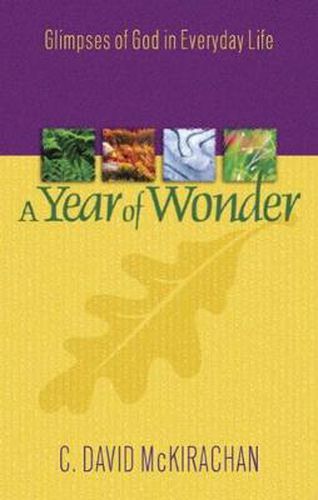 Cover image for A Year of Wonder: Glimpses of God in Everyday Life