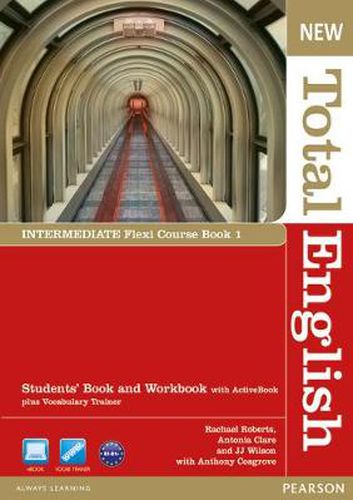 Cover image for New Total English Intermediate Flexi Coursebook 1 Pack