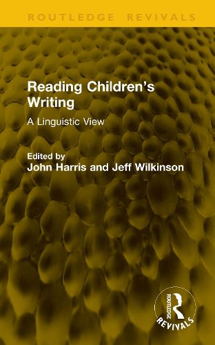 Cover image for Reading Children's Writing