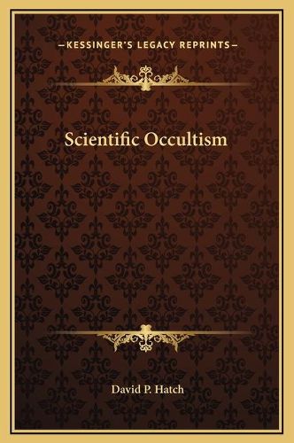 Cover image for Scientific Occultism