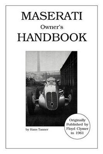 Cover image for Maserati Owner's Handbook