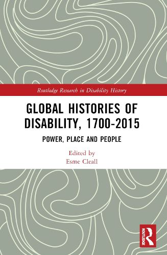 Cover image for Global Histories of Disability, 1700-2015