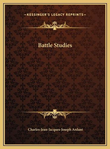 Cover image for Battle Studies