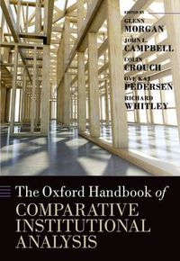 Cover image for The Oxford Handbook of Comparative Institutional Analysis