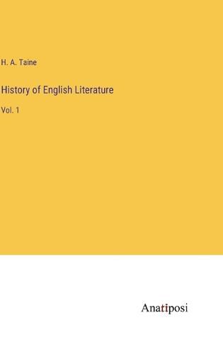 Cover image for History of English Literature