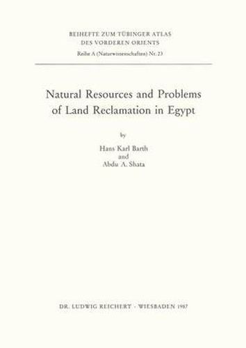 Cover image for Natural Resources and Problems of Land Reclamation in Egypt