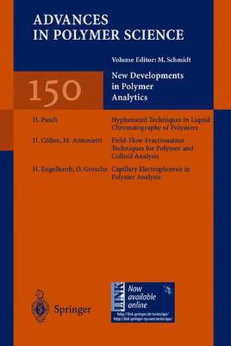 Cover image for New Developments in Polymer Analytics I