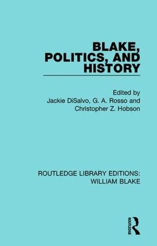 Cover image for Blake, Politics, and History