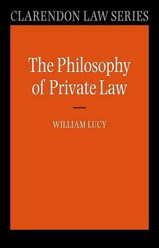 Cover image for The Philosophy of Private Law