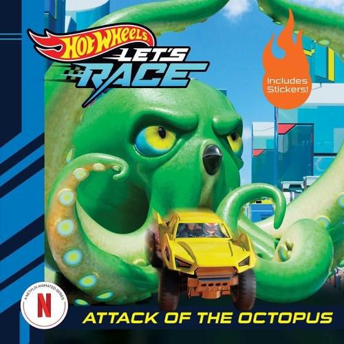 Cover image for Hot Wheels Let's Race: Attack of the Giant Octopus