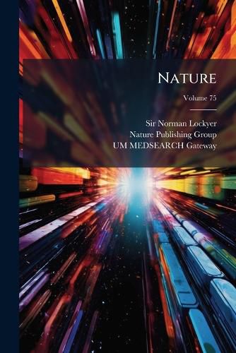 Cover image for Nature; Volume 75