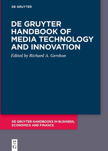 Cover image for De Gruyter Handbook of Media Technology and Innovation