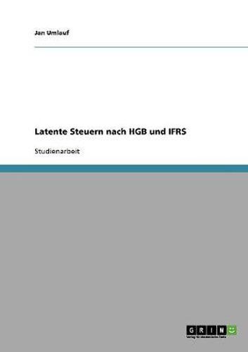 Cover image for Latente Steuern nach HGB und IFRS