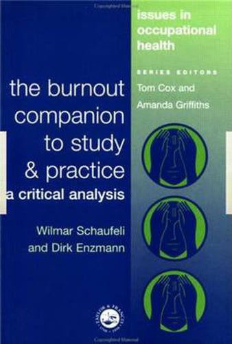 Cover image for The Burnout Companion to Study and Practice: A Critical Analysis: A Critical Analysis