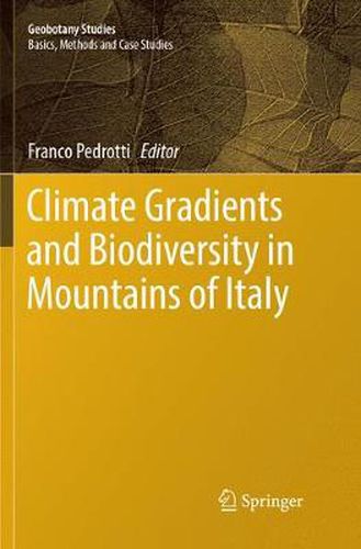 Cover image for Climate Gradients and Biodiversity in Mountains of Italy