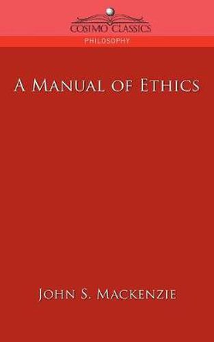 Cover image for A Manual of Ethics