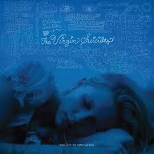 Cover image for The Virgin Suicides - Soundtrack (25th Anniversary Deluxe Edition RSD 2025 Blue Splatter Vinyl w/ 7")
