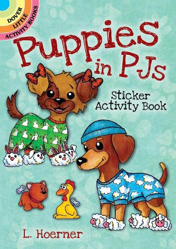 Cover image for Puppies in PJs Sticker Activity Book