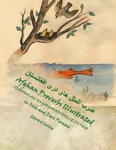 Cover image for Seanfhocail na hAfganastaine le Pictiuir (Irish-Dari Edition): Afghan Proverbs In Irish, English and Dari Persian