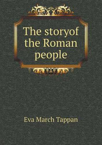 Cover image for The storyof the Roman people