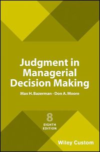 Cover image for Judgment in Managerial Decision Making