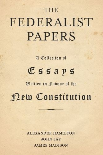 Cover image for The Federalist Papers