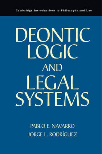 Cover image for Deontic Logic and Legal Systems