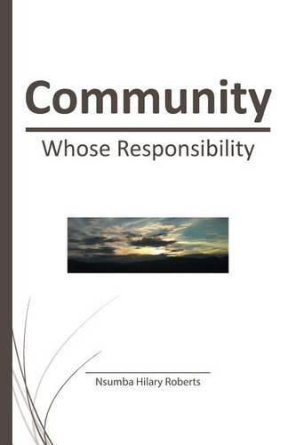 Cover image for Community: Whose Responsibility