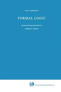 Cover image for Formal Logic