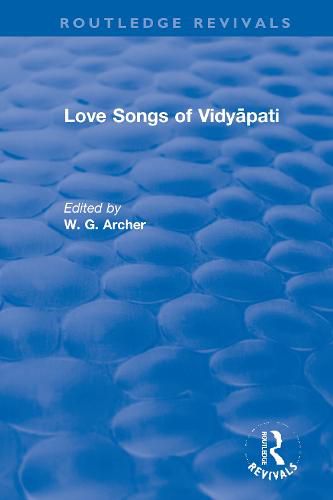 Cover image for Love Songs of Vidyapati