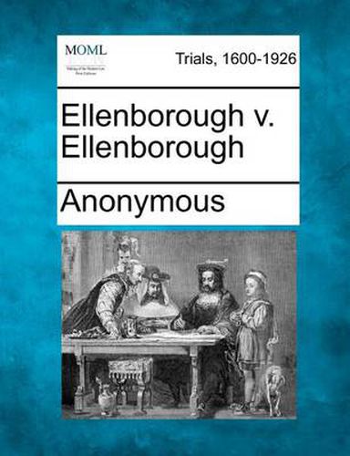 Ellenborough V. Ellenborough