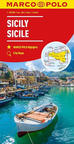 Cover image for Sicily Marco Polo Map