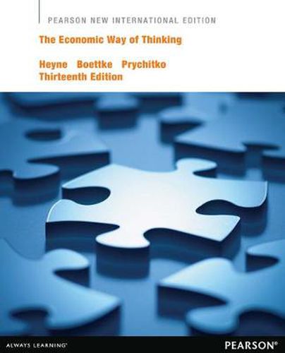 Cover image for Economic Way of Thinking, The: Pearson New International Edition