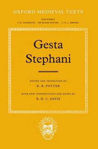 Cover image for Gesta Stephani