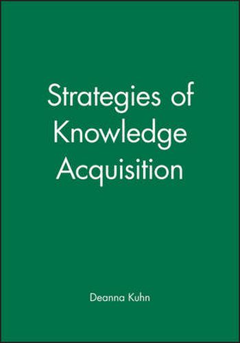 Cover image for Strategies of Knowledge Acquisition