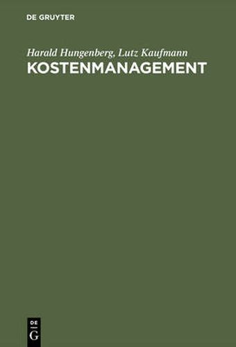 Cover image for Kostenmanagement: Einfuhrung in Schaubildform