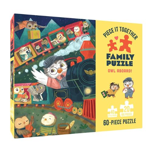 Cover image for Piece It Together Family Puzzle Owl Aboard