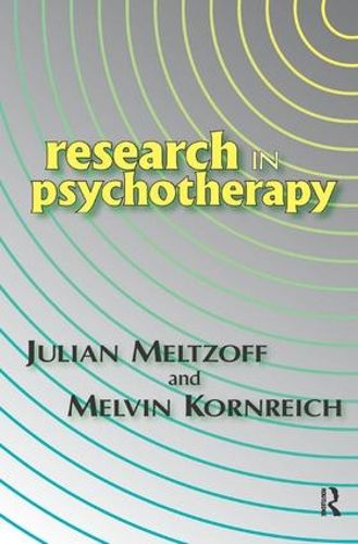 Cover image for Research in Psychotherapy