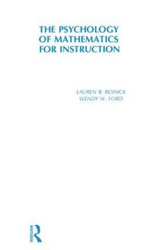 Cover image for Psychology of Mathematics for Instruction