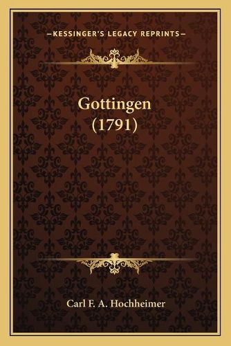 Cover image for Gottingen (1791)