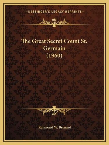 Cover image for The Great Secret Count St. Germain (1960)