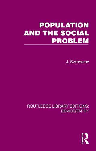 Cover image for Population and the Social Problem