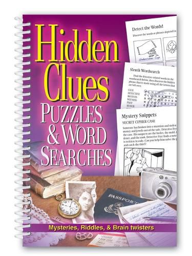Cover image for Hidden Clues Puzzles & Word Searches
